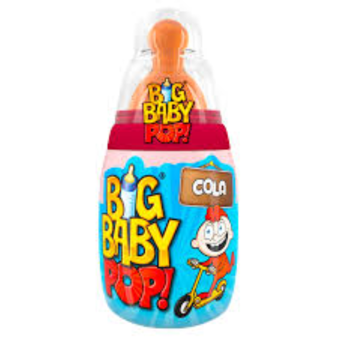 BIG BABY POP COLA/RASPBERRY 32G
